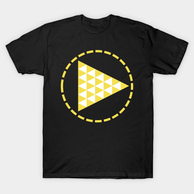 Punk Play Button T-Shirt by yayor